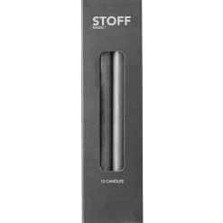 Bougies Nagel ensemble de 12, Anthracite