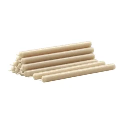 Bougies Nagel ensemble de 12, Beige