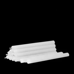 Bougies Nagel ensemble de 12, blanc
