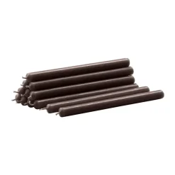 Bougies Nagel ensemble de 12, Noisette