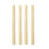 Bougies Twist 30 cm, lot de 4, Ivory