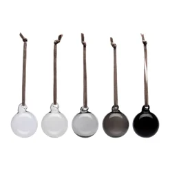 Boule en verre Iittala Ø4 cm, lot de 5, Gris