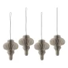 Boules de Noël Spira lot de 4, Beige