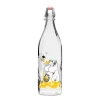 Bouteille de verre Moomin 1 L, Fruits