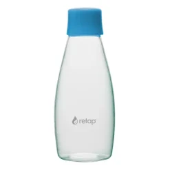 Bouteille en verre avec bouchon à vis Retap Go 05 50 cl, Light blue