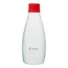 Bouteille en verre avec bouchon à vis Retap Go 08 80 cl, Red
