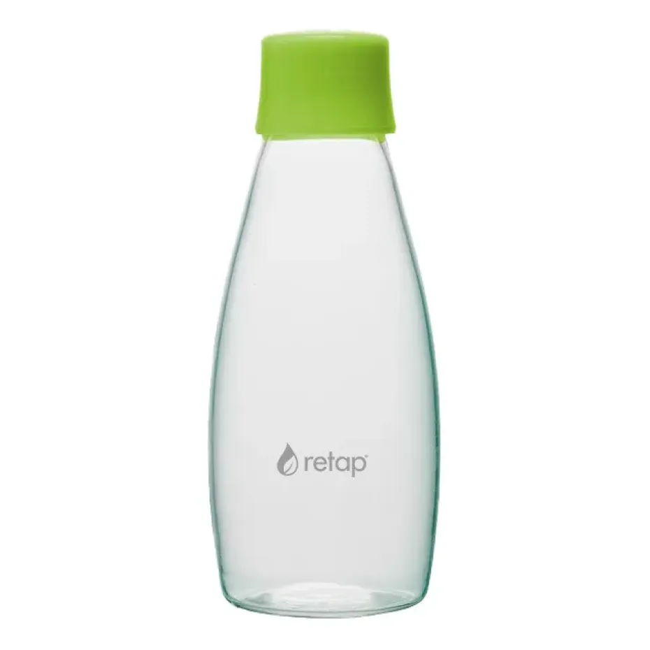 Bouteille en verre avec bouchon à vis Retap Go 05 50 cl, Forest green
