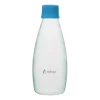 Bouteille en verre avec bouchon à vis Retap Go 08 80 cl, Light blue