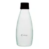 Bouteille en verre avec bouchon à vis Retap Go 08 80 cl, Black