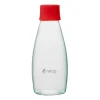 Bouteille en verre avec bouchon à vis Retap Go 05 50 cl, Red