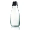 Bouteille en verre Retap 0,5 L, Noir