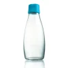 Bouteille en verre Retap 0,5 L, Bleu clair