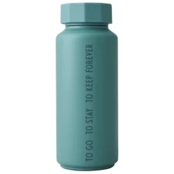 Bouteille isotherme Design Letters édition speciale, Dusty green