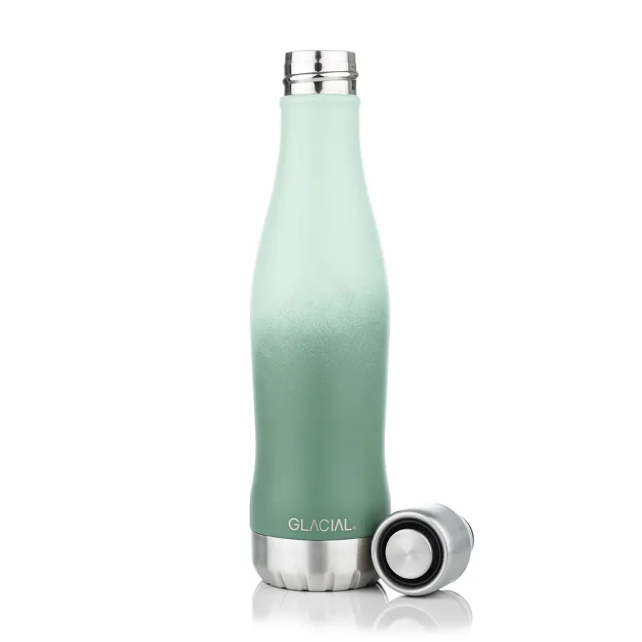 Bouteille pour eau Glacial active 400 ml, Green fade