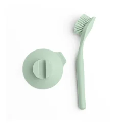 Brosse à vaisselle avec ventouse Brabantia, Jade green