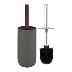 Brosse de toilettes Lotus Play, avec 2 têtes de brosse, Dark olive