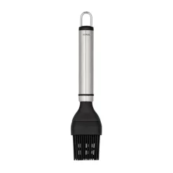 Brosse en silicone Steely Heirol, Noir-acier inoxydable