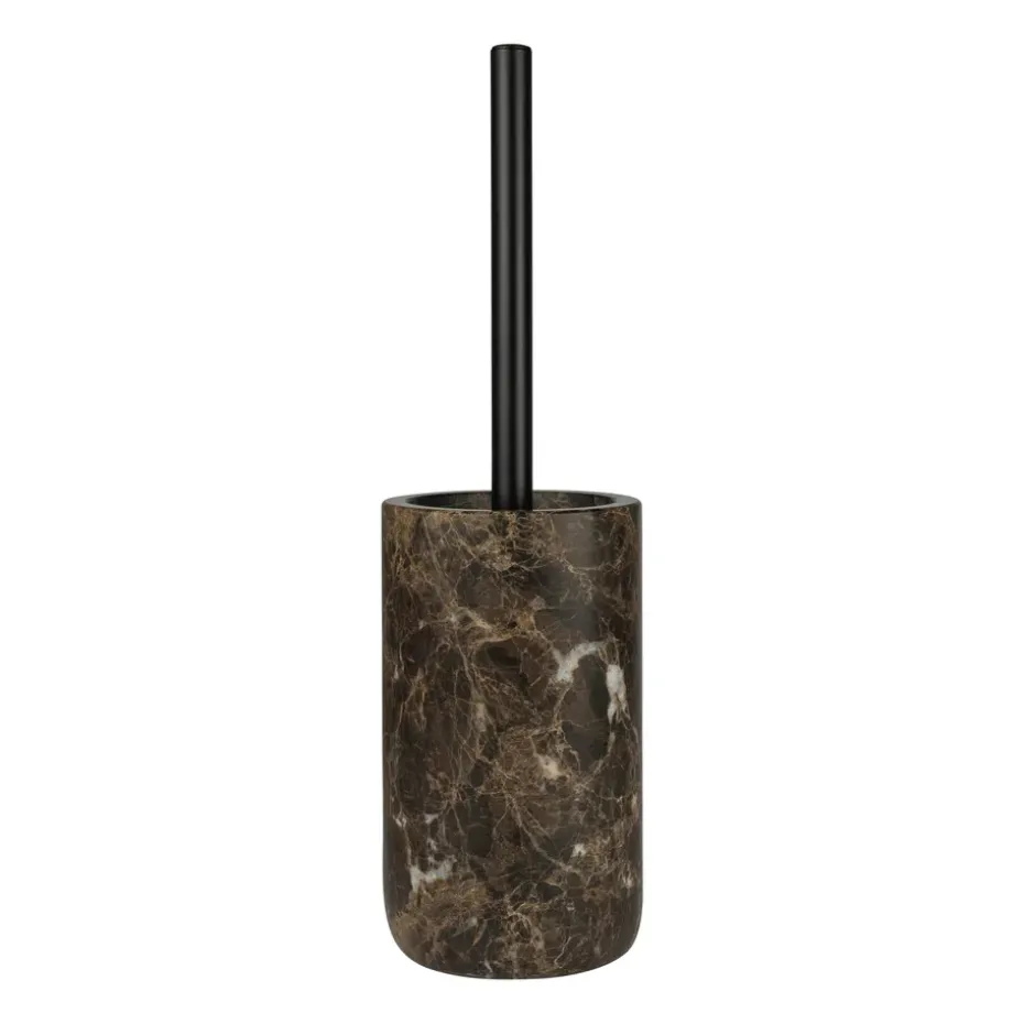Brosse wc Marble 36 cm, Marron