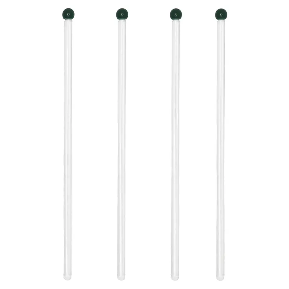 Bâtonnets à boisson Pure 4 pièces, Vert
