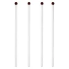Bâtonnets à boisson Pure 4 pièces, Rouge