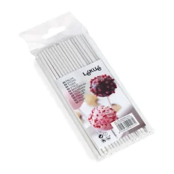 Bâtons pour cake pops Lékué lot de 50, Blanc