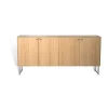 Buffet Deus 75 cm, Chêne laqué mat pigment blanc