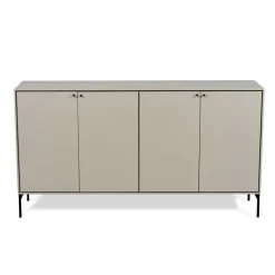Buffet Volt 80x148 cm, Beige-noir