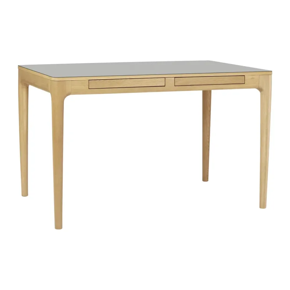 Bureau Heart'n'Soul 80x120 cm, Oak-Fenix cloud grey