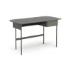 Bureau Luna avec tiroir, Chêne gris