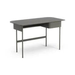 Bureau Luna avec tiroir, Chêne gris