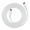 Cable 1 USB-C vers USB-C câble de charge 2 m, White Martinelli Luce Edition