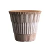 Cache-pot Atlas raw avec soucoupe, Rose, Ø25 cm