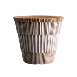 Cache-pot Atlas raw avec soucoupe, Rose, Ø25 cm