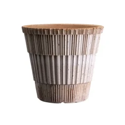 Cache-pot Atlas raw avec soucoupe, Rose, Ø18 cm