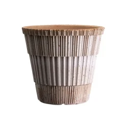 Cache-pot Atlas raw avec soucoupe, Rose, Ø21 cm