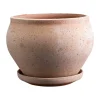 Cache-pot avec soucoupe Delphi 2 pièces, Rose, Ø24 cm, low