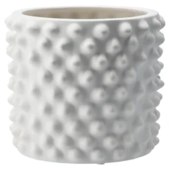 Cache-pot blanc mat Cloudy, petit