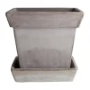 Cache-pot Gaia raw, Grey, Ø25 cm