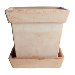 Cache-pot Gaia raw, Rose, Ø25 cm