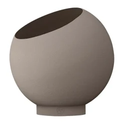 Cache-pot Globe Ø21 cm, Taupe