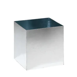 Cache-pot Jorda, galvanisé, 40x40 cm