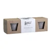 Cache-pot Københavner Ø10 cm, Lot de 3, Gris