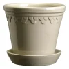 Cache-pot émaillé Københavner Ø16 cm, Sand Stone