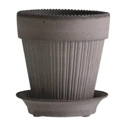 Cache-pot Simona 16 cm, Gris