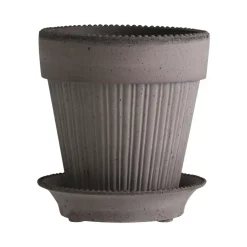 Cache-pot Simona 14 cm, Gris
