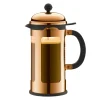 Cafetière à piston Chambord cuivre, 8 tasses