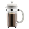 Cafetière Caffettiera blanche, 8 tasses
