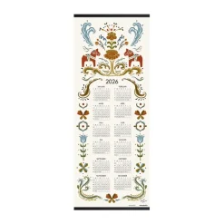 Calendrier Dalahäst 2026, 35x90 cm