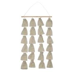 Calendrier de l'Avent Joyful 75 cm, Beige