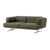 Canapé 2 places Inland AV22, Argile 0014 - aluminium poli